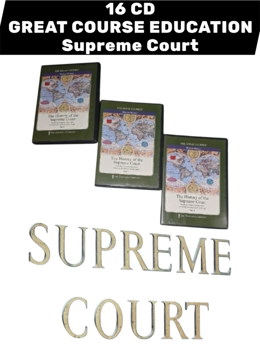 Supreme Court History 16 CD Great Courses Education University Cali Professor